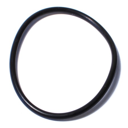 MIDWEST FASTENER 2-1/2" x 2-3/4" x 1/8" Medium Rubber O-Rings 5PK 33021